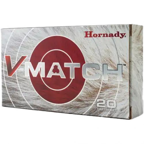 Hornady V-Match Rifle Ammo, 6.5 Creedmoor, 100 grain, ELD-VT, 20/box