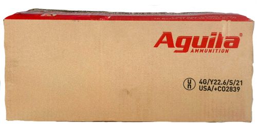 Aguila Ammunition Subsonic 9mm 147gr FMJ Flat Point 1000rd Case