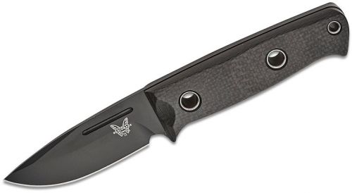 Benchmade Shane Sibert Mini Bushcrafter Fixed Blade Knife 3.38
