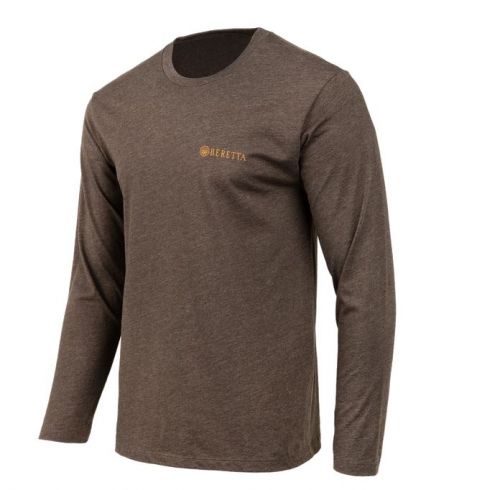 Beretta Walk Em Long Sleeve T-Shirt Brown Medium