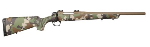 CVA Cascade Short Barrel 450 Bushmaster, 18 Threaded Barrel, Woodland Camo, 4 Rounds