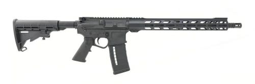 Wise Arms WA-15B .300 Blackout, 16 Barrel, Black, Threaded Barrel, Collapsible Stock, 30 Rounds