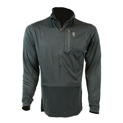 Browning Early Season 3/4 Zip Shirt Black Medium