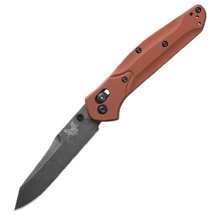 Benchmade Osborne Reverse Tanto CPM-Magnacut, Battlewash DLC, Burnt Copper