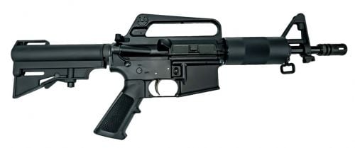 DPMS KITTY KAT DP-15 7.5 5.56 A2 HANDLE, 4 KNURLED HANDGUARD, CAR STYLE BRACE 1-30RD