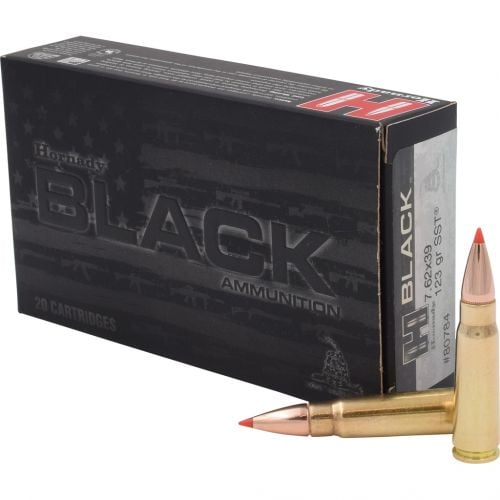 Hornady Black Rifle Ammo 7.62x39 123 gr. SST Black 20 rd.