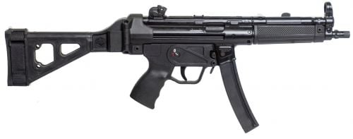 Century International Arms Inc. AP5 P 9mm Pistol 9\ Black Threaded Barrel, SB Tactical Brace, 30+1