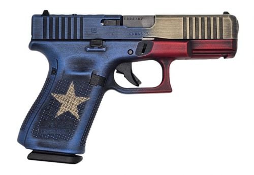 Glock 19 Gen 5 *Texas Flag* 9mm Semi Auto Pistol