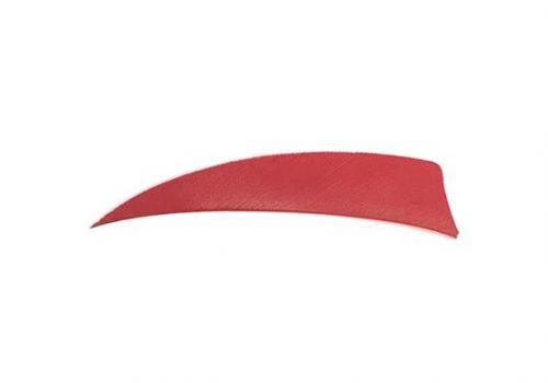 Trueflight Shield Cut Feathers Red 3 in. LW 100 pk.