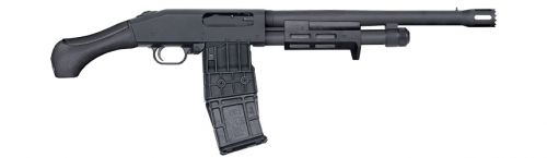 Mossberg & Sons 590M Shockwave 12-Gauge Pump-Action Shotgun 14 Barrel Breacher Muzzle