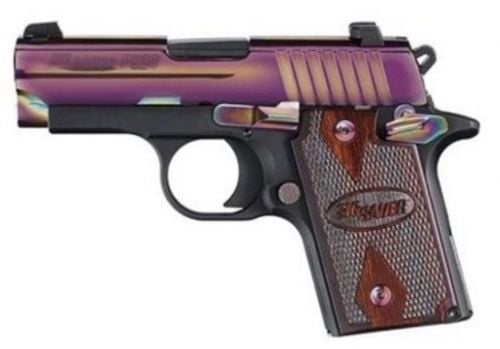 Sig Sauer P938 Rainbow 9mm Semi Auto Pistol