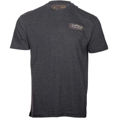 Leupold Badge Short Sleeve Shirt Charcoal Medium