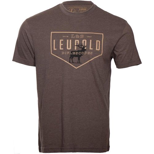 Leupold Bull Elk Short Sleeve Shirt Espresso Large