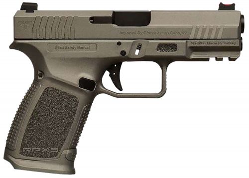 GFORCE ARMS RPX3C9 9MM 15+1 RND 4 BRL TAC GRAY SLIDE