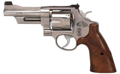 Smith & Wesson 610 Mountain Gun 10MM 4 Stainless Revolver
