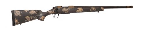 Christensen Arms Ridgeline FFT 25 Creedmoor Burnt Bronze Cerakote + Carbon with Green and Tan Accents