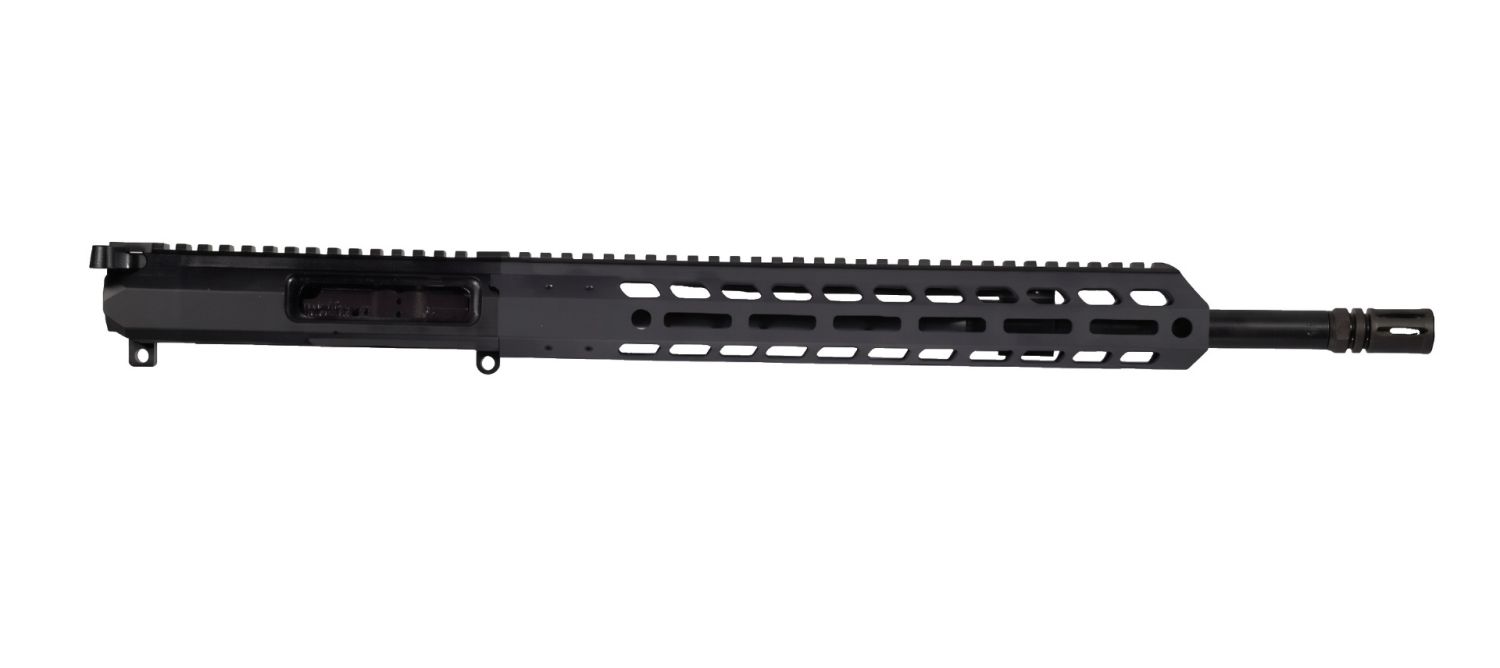 Wraithworks Billet Slick Side Aluminum Complete Upper Receiver - Black | .223 Wylde | 16" Barrel | 1