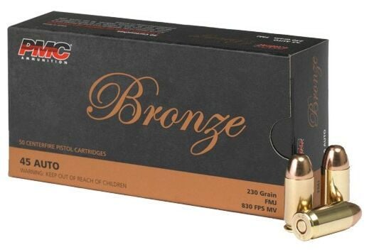 PMC .45 ACP Target 230 Grain Full Metal Jacket 50rd Box