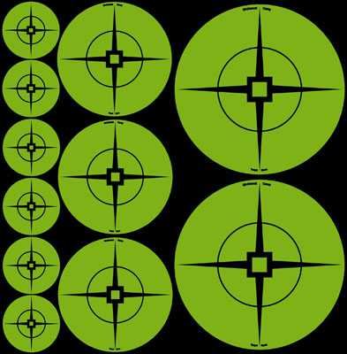World Of Target Target Spots Green