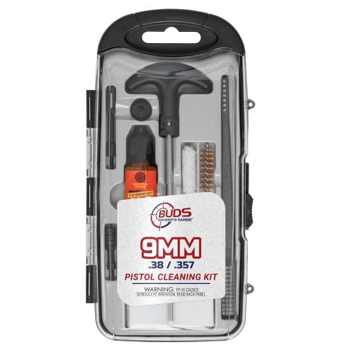 Buds .9mm/.38/.357 Caliber Pistol Cleaning Kit by Shooters Choice