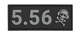 Caliber Patch 5.56 Gry/Black