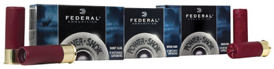 Federal Standard Power-Shok Rifled Slug 10 Gauge Ammo 5 Round Box