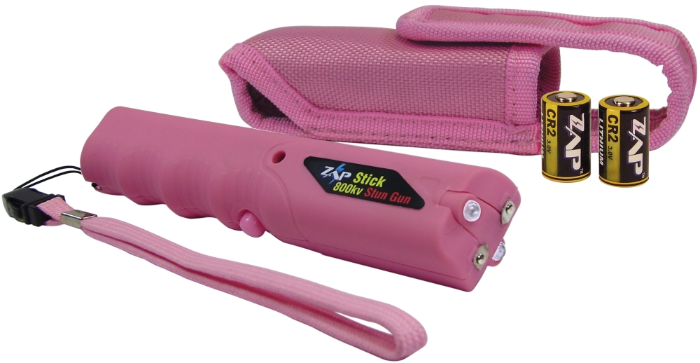 PSP Zap Stick Stun Gun/Flashlight Portable Pink