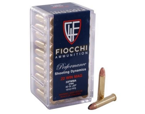 Fiocchi PISTOL SHOOTING DYNAMICS .22 MAG  Jacketed Soft Poi