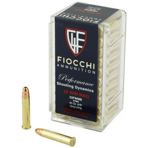 Fiocchi SHOOTING DYNAMICS 22 MAG  Jacketed Hollow Point 40gr 50rd Box