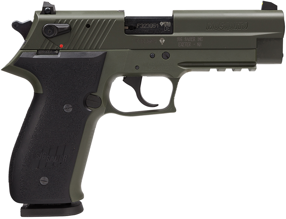 Sig Sauer MOS-22-OD Mosquito OD Green 10+1 .22 LR  3.9