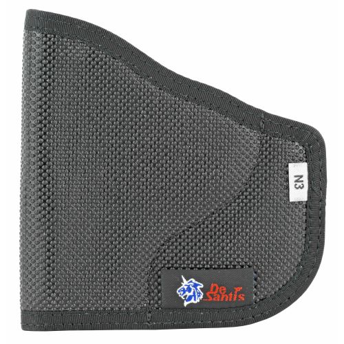 DeSantis Gunhide N38BJN3Z0 Nemesis Pocket Colt Detective Special 2 Rubberized Fabric Black