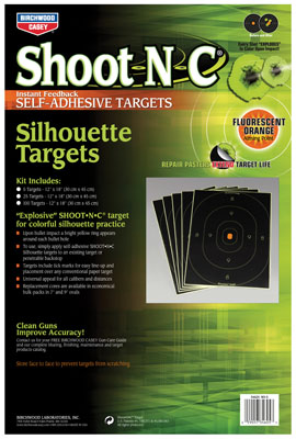 Birchwood Casey 34605 Shoot-N-C Silhouette Target 5 Pack
