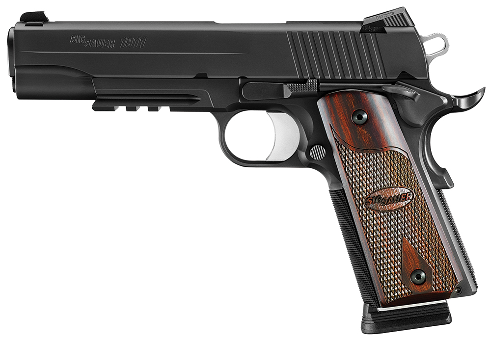 Sig Sauer 1911R-45-BSS-CA 1911 Nitron Rail CA Compliant 8+1 .45 ACP 5