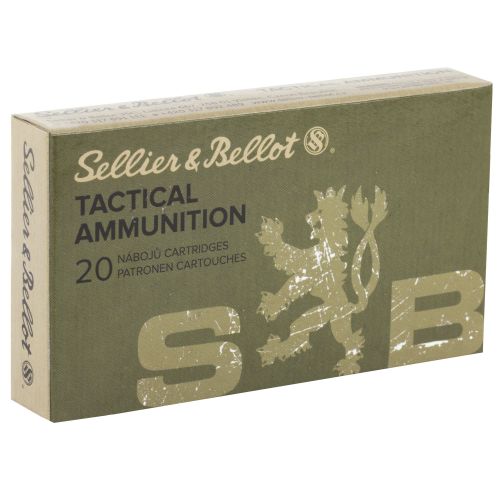 Sellier & Bellot 300BlackB Rifle .300 Black 147 GR Full Metal Jacket 20 Bx/