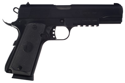 Akkar 11272 SG1911 Samco 45 Automatic Colt Pistol (ACP) 8+1 Black Grip Blue