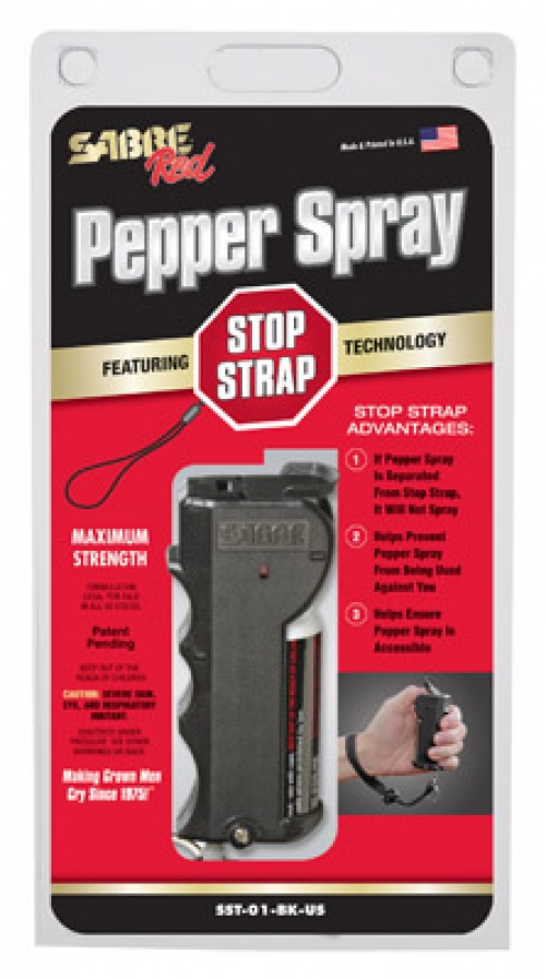 Sabre SST01BKUS Pepper Spray Pepper Spray .54 oz .54 oz Up to 10 Feet Black