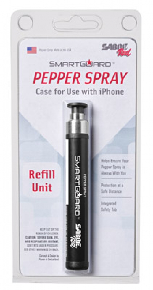 Sabre SGRBKUS SmartGuard Pepper Spray Fits SmartGuard 3/4 for iPhone Up to 10f