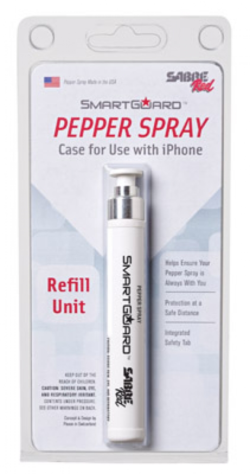Sabre SGRWHUS SmartGuard Pepper Spray Fits SmartGuard 3/4 for iPhone Up to 10f