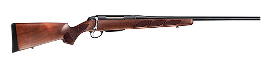 Tikka 3 + 1 7MM-08 Remington w/Blue Barrel & Walnut Stock