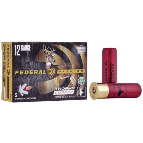Federal Premium Vital Shok  Slug 12 Gauge 3 Trophy Copper Sabot 5rd  box