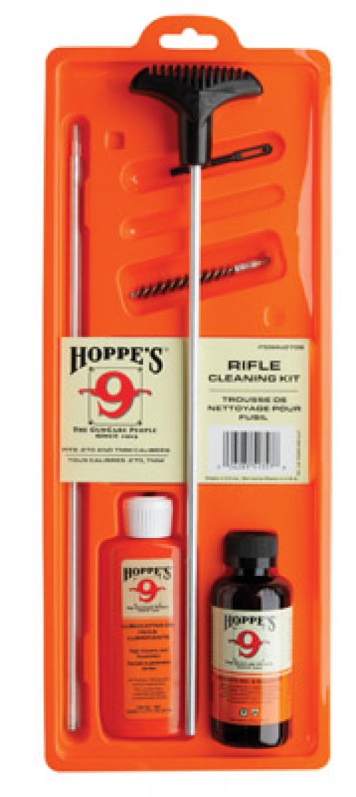 Hoppes Rifle Cleaning Kit 243/6mm Clam Pack