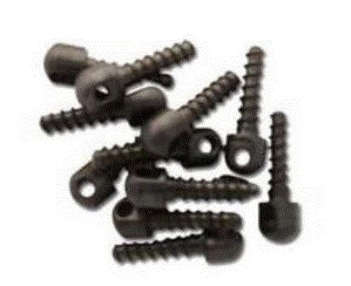 Grovtec US Inc GTHM60 Wood Screw Swivel Studs 0.5 12-Pack Black