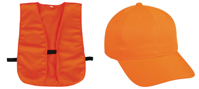 Outdoor Cap Ball Cap And Vest Orange Vest And Ball Ca