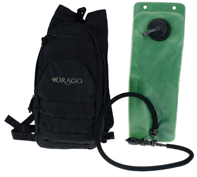 Drago Gear Hydration Pack 600 Denier Polyester Black