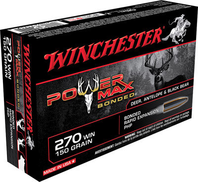 Winchester Ammo Super X 270 Win Power Max Bonded 150gr 20rd box