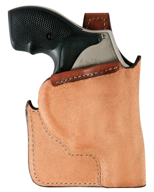 Bianchi 25204 Pocket Piece Tan Leather Fits Ruger LCR Right Hand