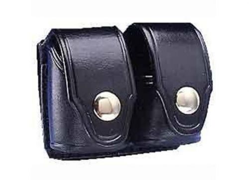 HKS Large Black Speedloader Leather Pouch
