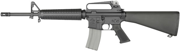 RRA LAR-15 Mid-Length A2 AR-15 SA 223 Rem Buttsk Black