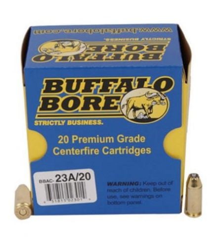 Buffalo Bore Heavy High Pressure Jacketed Hollow Point 40 S&W+P Ammo 155 gr 20 Round Box