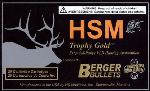 HSM Trophy Gold 25-06 Remington Boat Tail Hollow Point 115 G